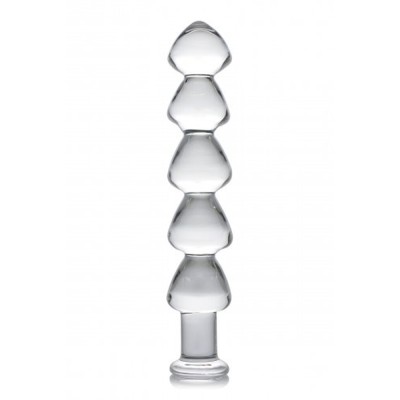 Master Series Drops Anal Links Glass Dildo