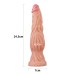 Lovetoy 9.5 Inch Dual Layered Silicone Cock Flesh Pink